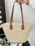 Minimalist Straw Bag