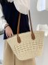 Minimalist Straw Bag