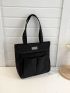 Minimalist Shopper Bag Small Black