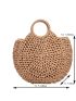 Hollow Out Straw Bag