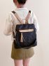 Tassel Decor Functional Backpack