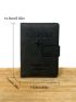 Letter & Airplane Embossed Passport Case