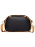 Mini Metal Decor Contrast Binding Crossbody Bag