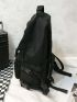 Buckle Decor Classic Backpack