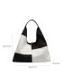 Two Tone Hobo Bag