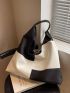 Two Tone Hobo Bag