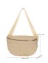 Minimalist Straw Bag