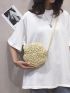 Mini Hollow Out Straw Bag