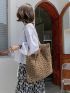 Minimalist Straw Bag