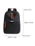 Metal Detail Zip Front Backpack