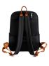 Metal Detail Zip Front Backpack