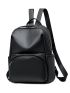 Litchi Embossed Classic Backpack