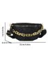 Quilted Chain Decor Waist Bag