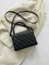 Mini Quilted Flap Square Bag