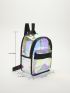 Holographic Pocket Front Backpack