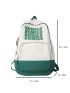 Men And Women's Backpack Schoolbag Student Bag No Pendant