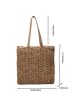 Minimalist Straw Bag