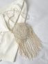 Mini Fringe Decor Straw Bag