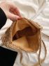 Hollow Out Straw Bag