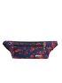 Geometric Pattern Earphone Hole Design Fanny Pack