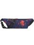 Geometric Pattern Earphone Hole Design Fanny Pack