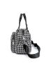 Houndstooth Pattern Satchel Bag