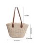 Minimalist Straw Bag