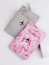 2pcs Marble & Airplane Pattern Passport Case