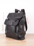 Men Studded Decor Satchel Backpack