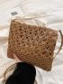 Hollow Out Straw Bag