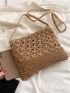 Hollow Out Straw Bag