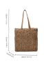 Minimalist Straw Bag