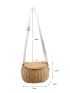 Small Backpack Basket Children Bicycle Basket Handmade Rattan Bag Basket Kid's Backpack