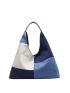 Colorblock Hobo Bag