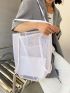 Minimalist Mesh Shopper Bag