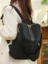 Quilted Design Functional Backpack