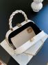 Mini Heart Embossed Chain Box Bag