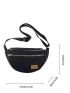 Letter Patch Decor Fanny Pack