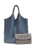 Minimalist Shoulder Tote Bag With Random Color Coin Purse