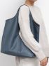 Minimalist Shoulder Tote Bag With Random Color Coin Purse