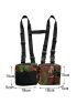 Unisex Black Chest Rig Bag Streetwear Outdoor Vest Hip-hop Chest Bags Fashion Tactics Waist Pack Woman Functional Square Bag