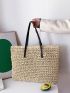 Minimalist Straw Bag