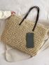 Minimalist Straw Bag