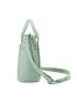 Leaf Pattern Square Bag Polyester Double Handle For Daily Life