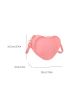 Mini Novelty Bag Crocodile Embossed Heart Design Polyester For Daily Life