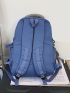 Men Patch Detail Laptop Backpack