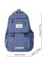 Men Patch Detail Laptop Backpack