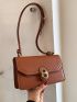 Twist Lock Flap Square Bag