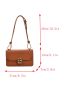 Twist Lock Flap Square Bag