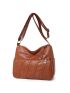 Zip Front Hobo Bag